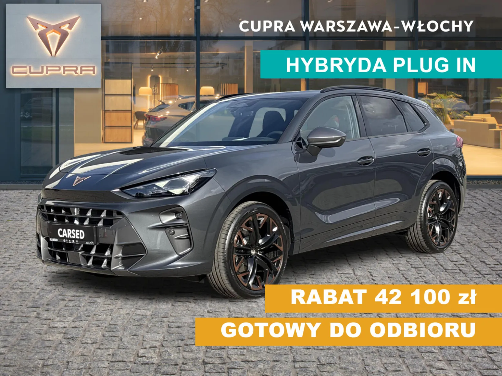 Cupra Terramar 1.5 e-HYBRID 204 KM DSG /Advantage Edition/ Copper 2026