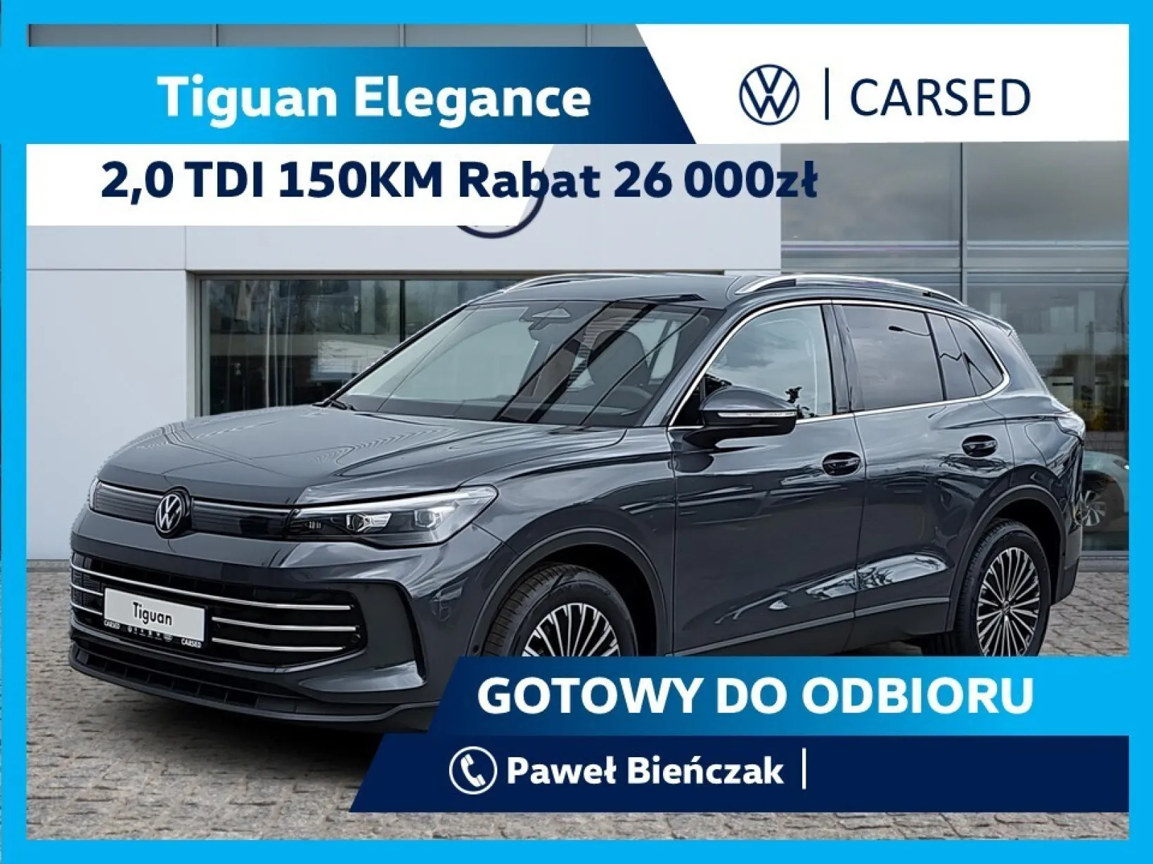 Volkswagen Tiguan Elegance 2.0 TDI 150 KM DSG-7 2026