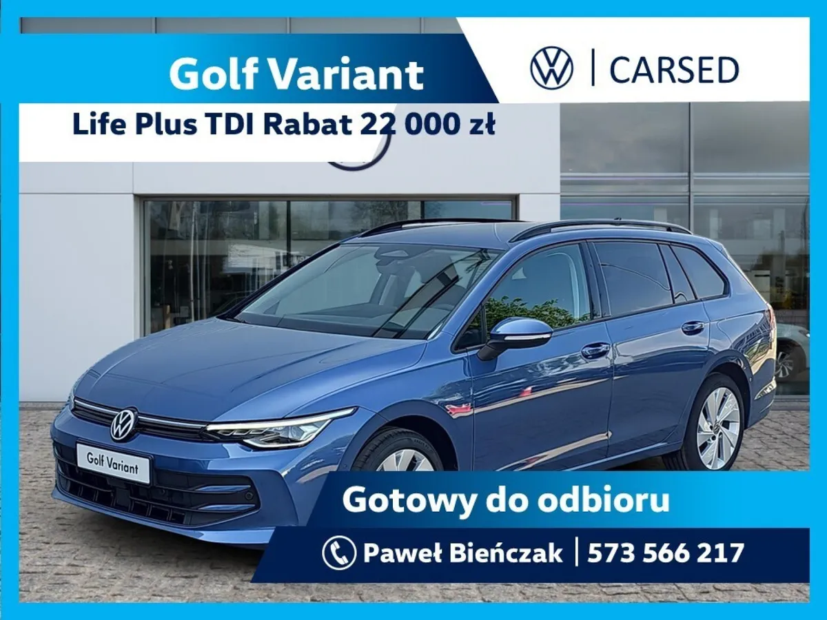 Volkswagen Golf Variant Life 2.0 TDI 116 KM manual 2026