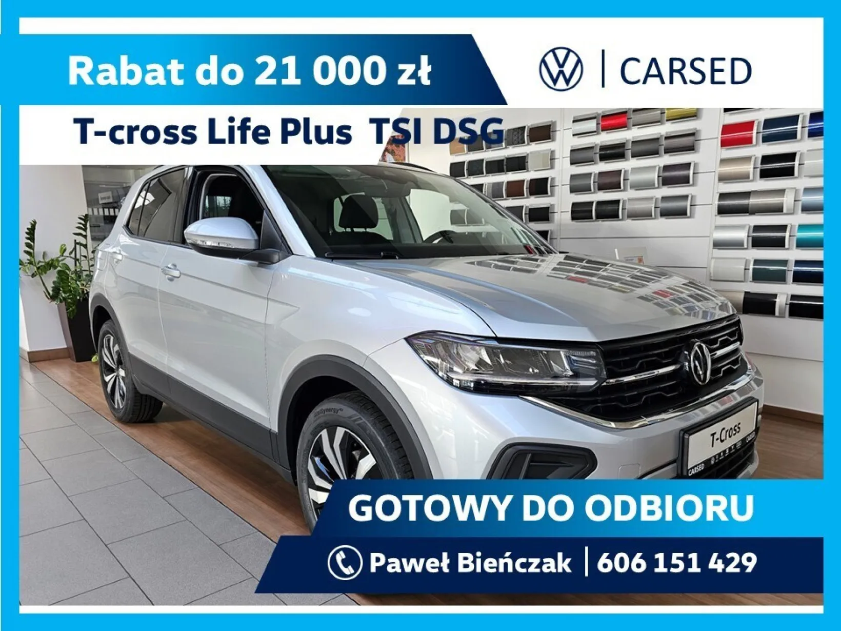 Volkswagen T-Cross Life Plus 1.0 TSI 116 KM DSG-7 2026