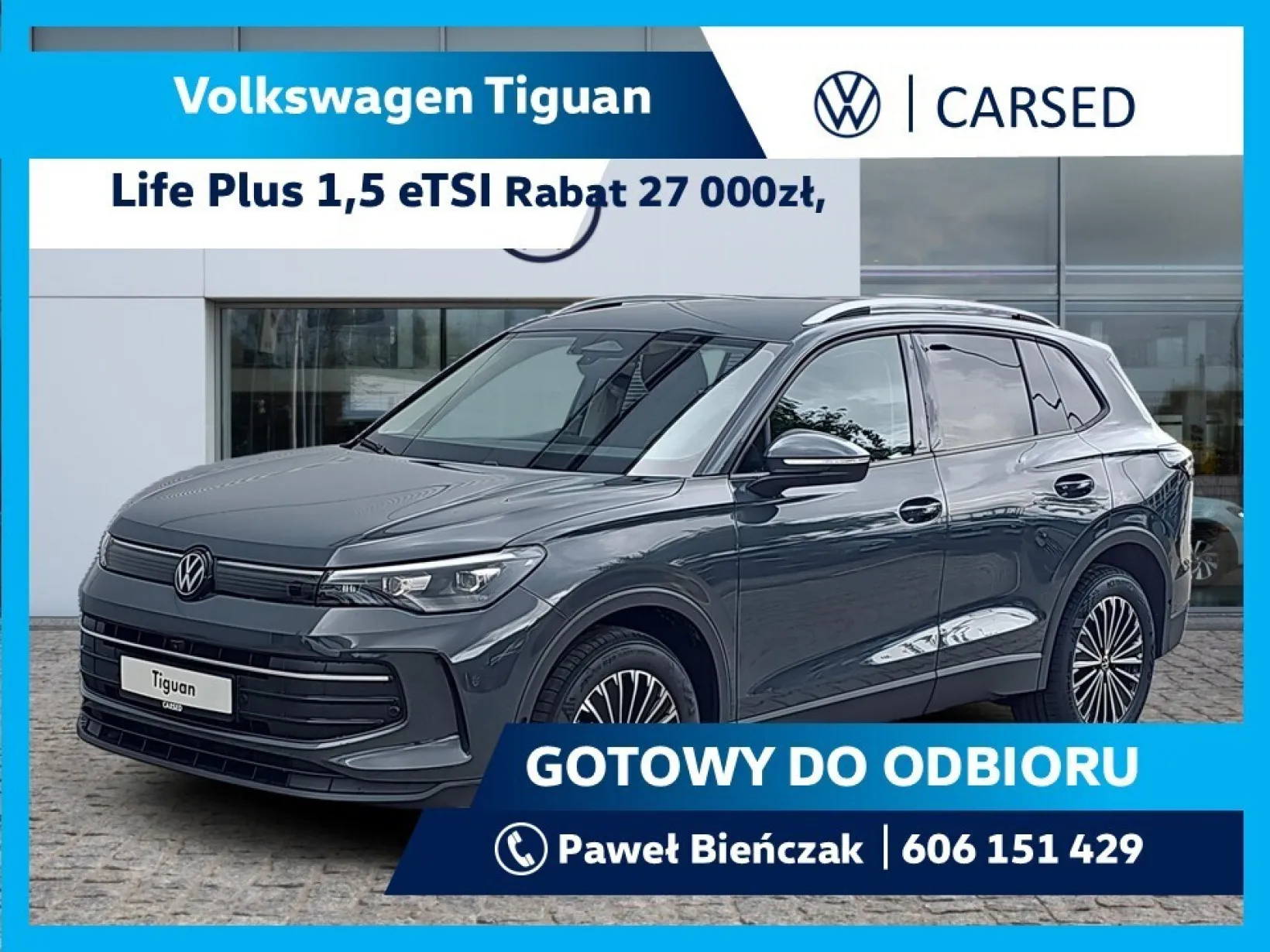 Volkswagen Tiguan Life Plus 1.5 eTSI 150 KM DSG-7 2026