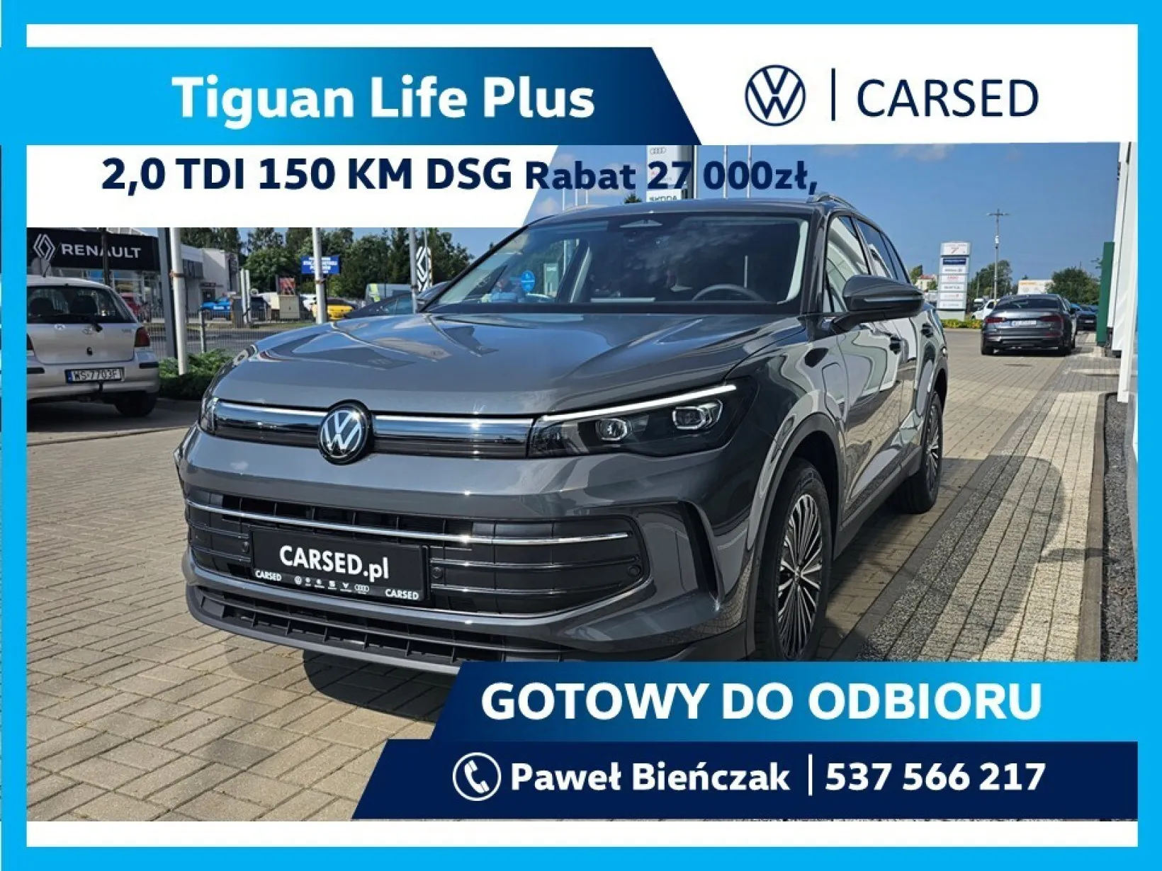 Volkswagen Tiguan Life Plus 2.0 TDI 150 KM DSG-7 2026
