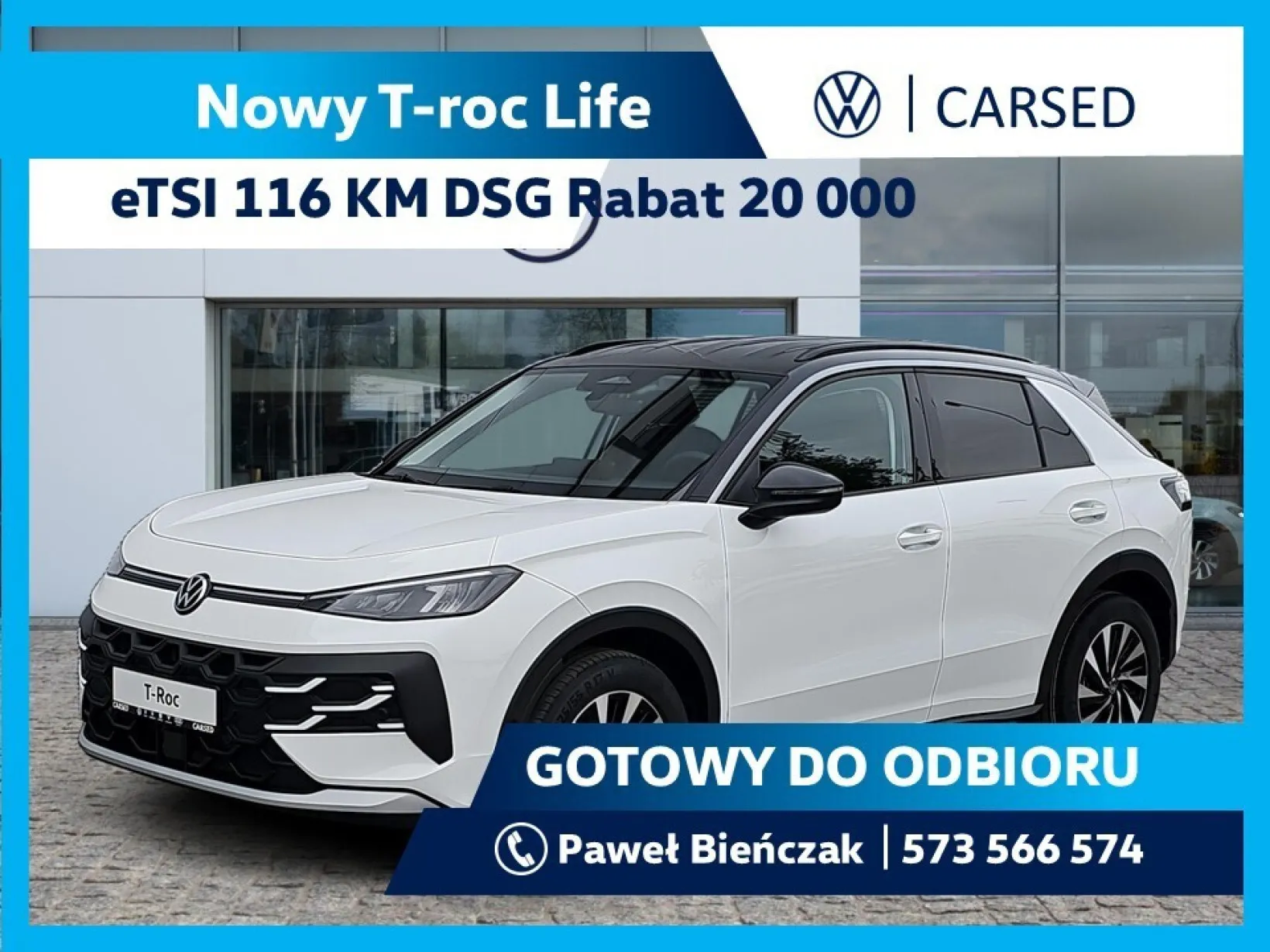 Volkswagen T-Roc Life 1.5 eTSI 116 KM DSG-7 2026