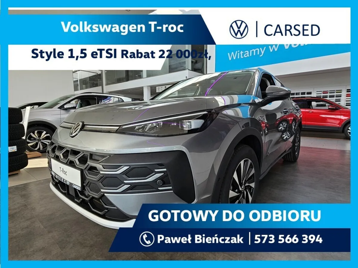 Volkswagen T-Roc Style 1.5 eTSI 116 KM DSG 2026