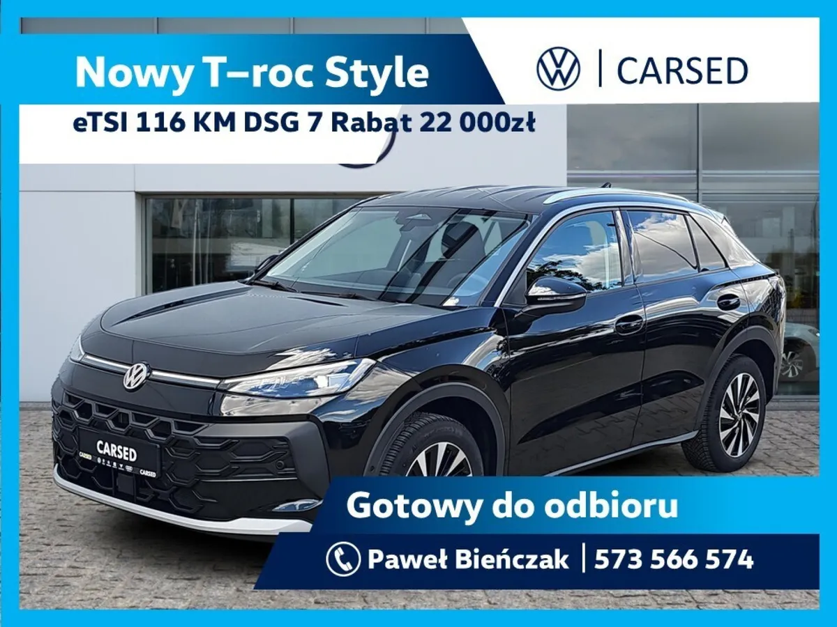 Volkswagen T-Roc Style 1.5 eTSI 116 KM DSG 2026
