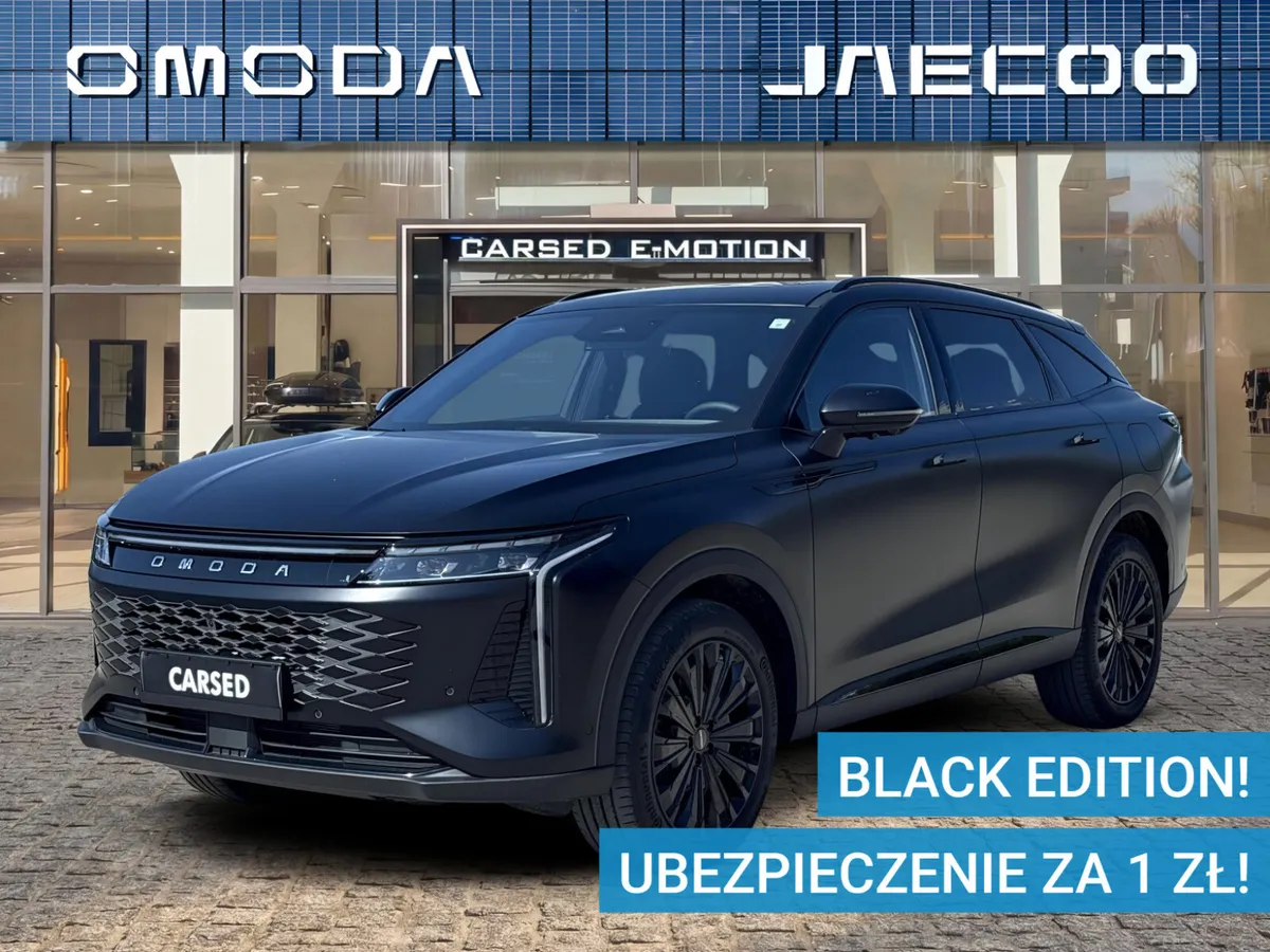 Omoda 9 PHEV Exclusive 1.5 TGDI 537 KM 3DHT AWD Matte Black (CP) Czarna skórzana 2026